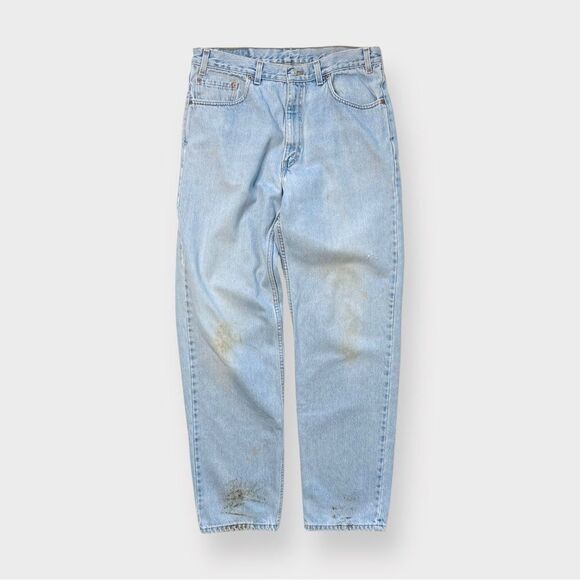 Levi's Other - Vtg Y2K Levi's 550 Relaxed Fit Thrashed Jeans, 501 Loose Baggy Worn, 34 x 33